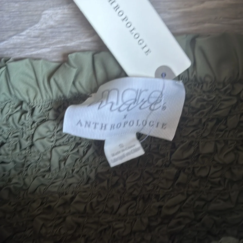 NEW Anthropologie Mare Mare Smocked Bow Top Small - Picture 5 of 7